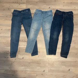 Jeans lot  girls size 6.